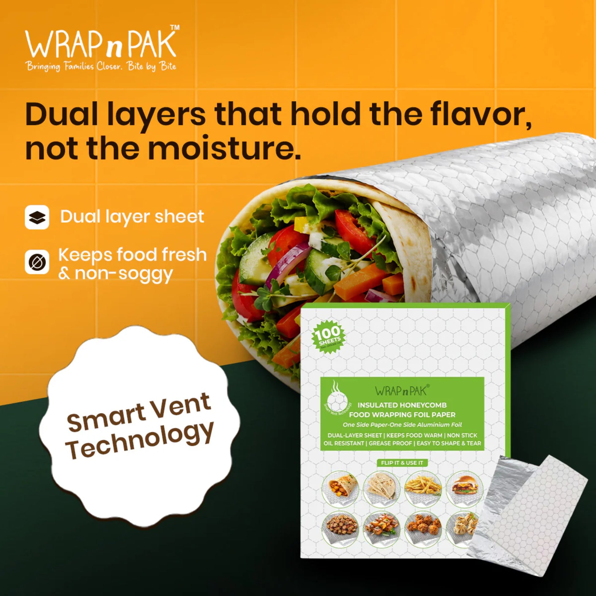 Honeycomb Foil Paper |12''x10" | 100 Sheets