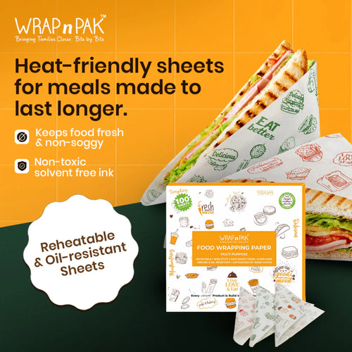 Wrapping Paper Sheets | Twin Tone | 11"×12" | 100 Sheets
