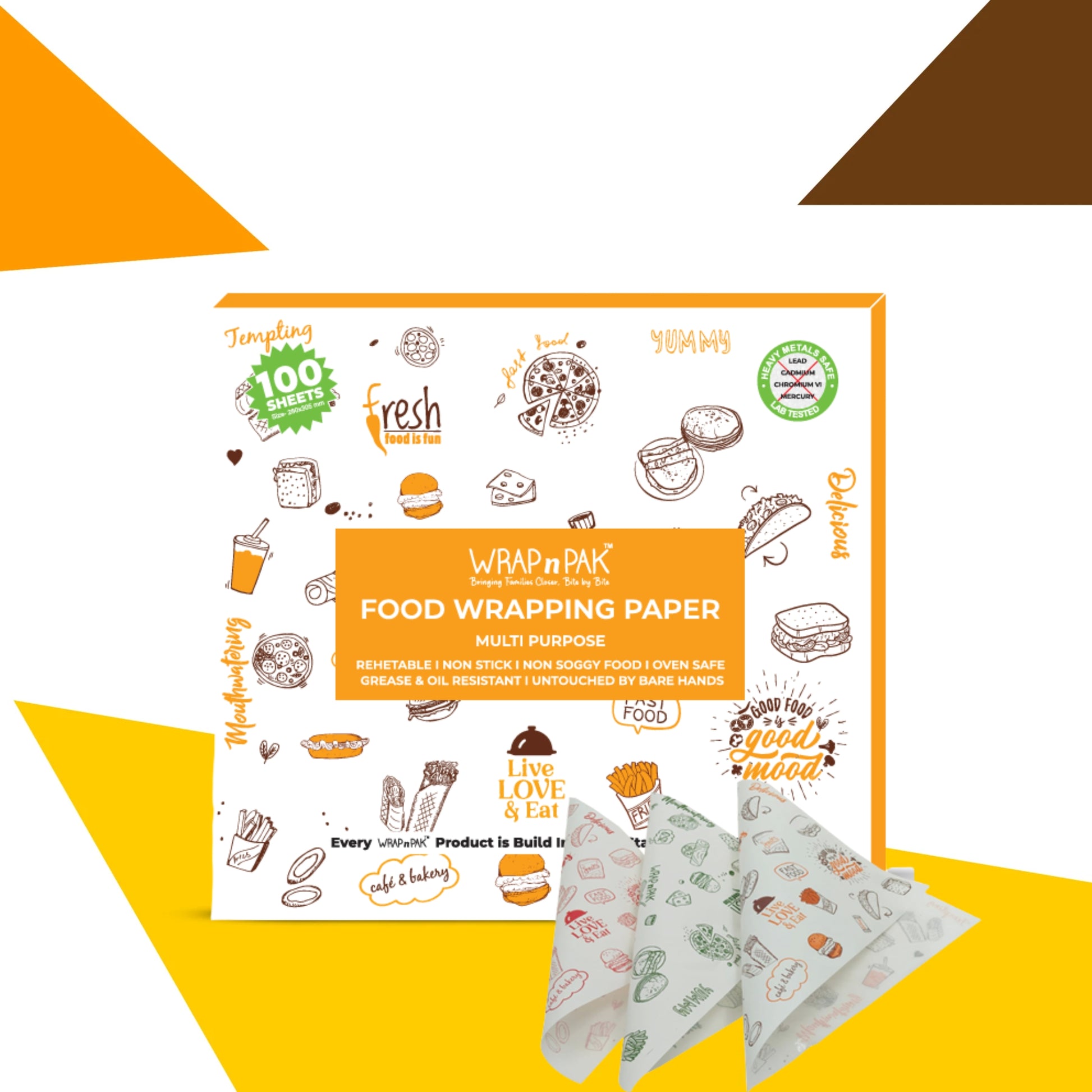 Wrapping Paper Sheets | Twin Tone | 11"×12" | 100 Sheets