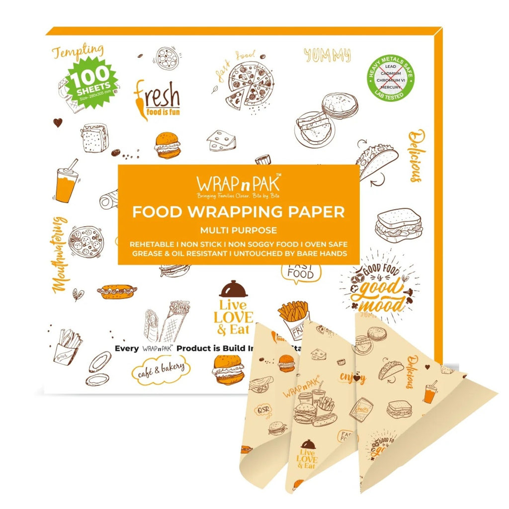 Wrapping Paper Sheets | Brown Delight | 11"×12" | 100 Sheets