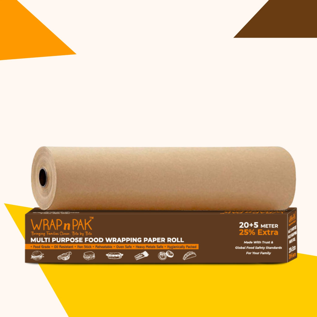 Wrapping Paper Roll | Plain Brown | 11''x 25 Meter